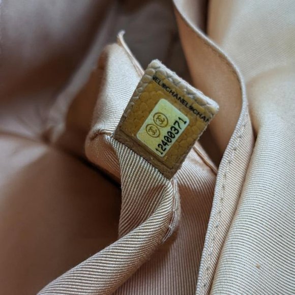 SOLD Chanel Beige Tan Grand Shopping Tote GST - Picture 7 of 8